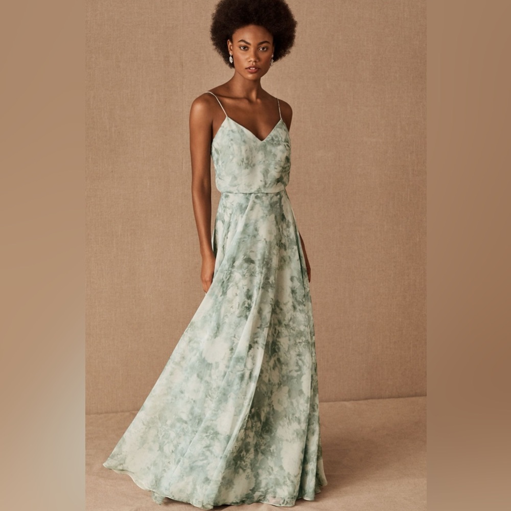 Jenny Yoo Bridesmaid Dress Inesse Print. Sz 4. Gently pre-worn!